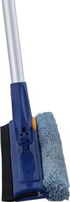 img 2 attached to 🧼 Superio Window Washer and Silicone Squeegee: Powerful Cleaning with Easy Grip Handle and Microfiber Washer