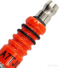 img 2 attached to High Performance 8pcs Scooter Spark Plug GY6 50cc 150cc, PRO BAT, A7TC A7TJC Spark Plug with 3 Electrodes, Ideal for GY6 50-125cc Moped Scooter ATV Quads - Orange