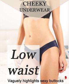 img 1 attached to Women'S Half Back Coverage Seamless Bikini Underwear Panties (3-6 Pack)