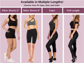 img 1 attached to SATINA High Waisted Leggings For Women - Capri & Full Length Styles Available!