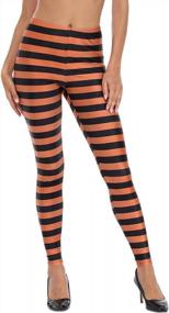 img 1 attached to Funny Digital Print Leggings: HDE Women'S Footless Stretchy Tights