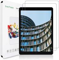 [2 pack]zonefoker new ipad 9th / 8th generation screen protector (10.2-inch,2021/2020 releases), ipad 7th generation screen protector, [anti-scratch][easy installation][bubble free] tempered glass screen guard logo