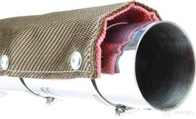 img 2 attached to 🔥 Design Engineering 010454 Titanium Pipe Shield - Ultimate Exhaust Heat Defense, 4&#34; x 1&#39;