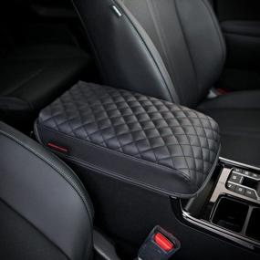 img 4 attached to KMMOTORS Sorento (2021-2023) Console Cover, Armrest Cushion, Black - Essential Accessories For Your Sorento!