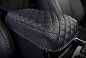 img 1 attached to KMMOTORS Sorento (2021-2023) Console Cover, Armrest Cushion, Black - Essential Accessories For Your Sorento!
