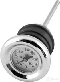 img 1 attached to 🛢️ Biker's Choice Oil Tank Dipstick With Temperature Gauge for 2000-2017 Harley FXST and FLST Models