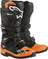 alpinestars men's tech 7 boots: superior performance and style for every adventure logo