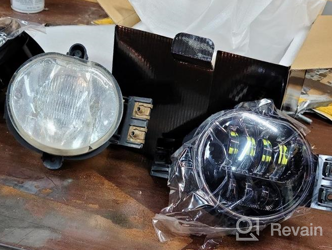 img 1 attached to XPCTD Upgraded LED Fog Lights Passing Lamps For Dodge Ram 1500 2500/3500 2002 2003 2004 2005 2006 2007 2008 2009 Durango 2004-2006 Truck Chrome review by Jonah Riggle