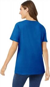 img 2 attached to Woman Within Women'S Plus Size Perfect Short-Sleeve Scoop-Neck Tee Shirt