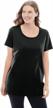 woman within women's plus size perfect short-sleeve scoop-neck tee shirt logo