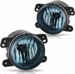 enhance your visibility: autosaver88 smoke lens fog lights compatible with various chrysler and dodge vehicles logo