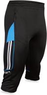 получите удовольствие от игры с мужскими футбольными штанами shinestone 3/4 для беговых тренировок логотип