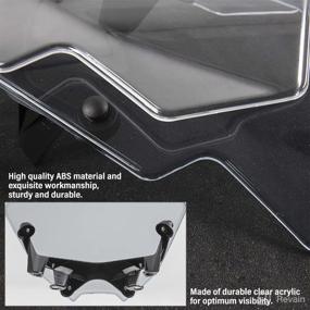 img 3 attached to Lorababer Motorcycle Windshield Windscreen Compatible Motorcycle & Powersports