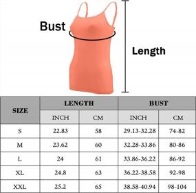 img 2 attached to Pack Of 5 Women'S Basic Camisole Tank Tops With Spaghetti Straps For Layering Or Undershirts