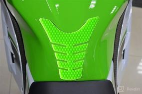 img 3 attached to 🏍️ NEX Motorcycle Tank Pad Protector, Universal Fit, 5.1"x5.5", Green - Enhanced SEO