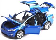 antsir модель автомобиля x масштаб 1:32 сплав литья под давлением электронные игрушки с подсветкой и музыкой, мини-автомобили игрушки для детей подарок (синий) логотип