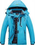 stay warm and dry on the slopes with invachi women's waterproof ski jacket! logo