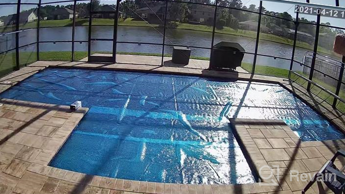 img 1 attached to Sun2Solar Clear 10-Foot-By-16-Foot Rectangle Solar Cover 1200 Series Heat Retaining Blanket For In-Ground And Above-Ground Rectangular Swimming Pools Use Sun To Heat Pool Bubble-Side Down review by Brandon Pratt