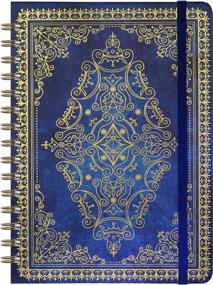 img 4 attached to 2023 Monthly And Weekly Planner - Retro Blue Design, Twin-Wire Binding, Inner Pocket, Round Corners, 6.3" X 8.4", January To December 2023