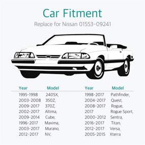 img 2 attached to 🔧 Lantee 20 Pcs Nylon Bumper Push-Type Retainer Clips Compatible with Nissan Models: 01553-09241 240SX, 350Z, 370Z, Altima, Cube, Maxima, Murano, NV, Pathfinder, Quest, Rogue, Rogue Sport, Sentra, Titan, Versa, Xterra