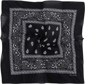 img 2 attached to 6PCS Classic Handkerchief Assorted Bandanas - AIMHANKY Men's Accessories