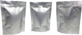 img 3 attached to 🛍️ High-Quality Resealable Stand Up Mylar Bags/Pouches - 7.5 Mil 5"x7"x3" - Premium Aluminum Foil-Lined Gusset Bag for Long-Term Food Storage, Freeze Drying, Survival (50 and 100 pack)