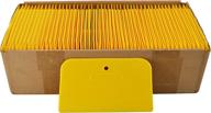 🟨 astro 4528 yellow 6&#34; plastic spreader - box of 100 логотип