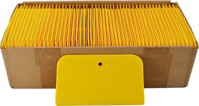 img 2 attached to 🟨 Astro 4528 Yellow 6&#34; Plastic Spreader - Box of 100