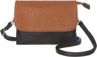 👜 minicat brown small crossbody wallet: versatile women's handbags & wallets with convenient pockets logo