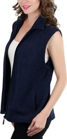 img 2 attached to 🧥 ToBeInStyle Women's Sleeveless Polar Fleece: Cozy Vests for Stylish Cold-Weather Fashion