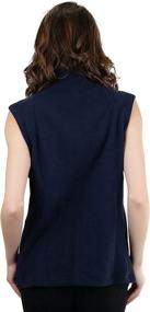 img 3 attached to 🧥 ToBeInStyle Women's Sleeveless Polar Fleece: Cozy Vests for Stylish Cold-Weather Fashion