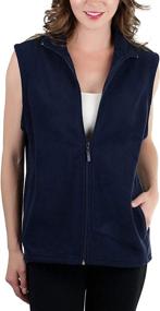 img 4 attached to 🧥 ToBeInStyle Women's Sleeveless Polar Fleece: Cozy Vests for Stylish Cold-Weather Fashion