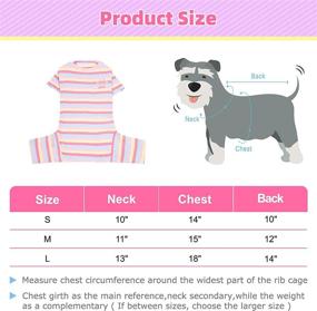 img 3 attached to PUPTECK Super Soft Dog Pajama for Dogs - Cozy Dog Coat for Small, Medium, and Large Pets, with Colorful Design, Ideal for Indoor and Outdoor Use Throughout All Seasons