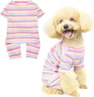 pupteck super soft dog pajama for dogs - cozy dog coat for small, medium, and large pets, with colorful design, ideal for indoor and outdoor use throughout all seasons логотип