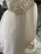 img 1 attached to 💃 Elegant Sleeveless Wedding and Pageant Girls Clothing by AbaoSisters review by Erica Houlf