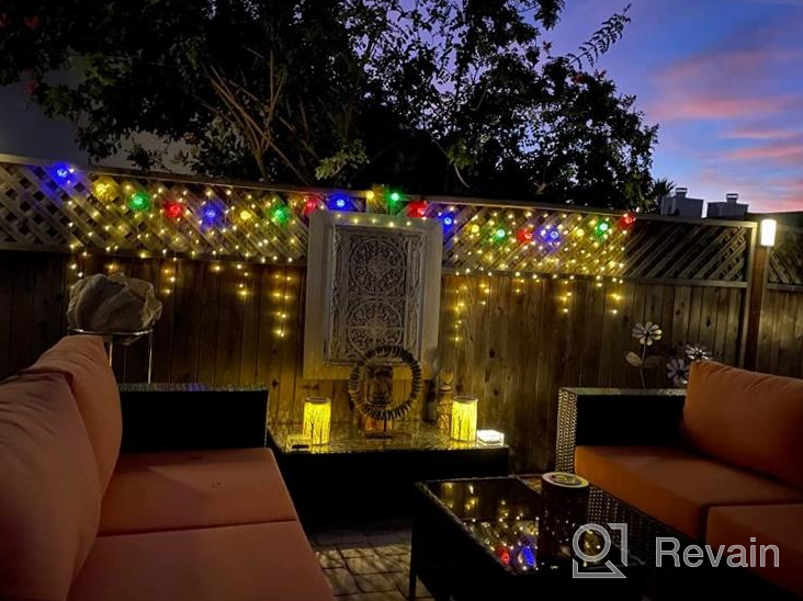 img 1 attached to Super Durable Solar String Lights For Outdoor, Waterproof 8 Modes Fairy Lights In Cool White Color - Perfect For Christmas, Parties, And Holidays - BHCLIGHT Solar Lights Upgrade review by Mario Hinton