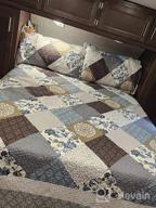 img 1 attached to Twin Size Travan Reversible Quilt Set With 2-Piece Soft Bedspread Coverlet And Sham Oversized Bedding review by Brandon Carr