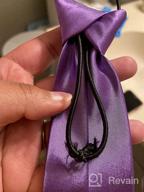img 1 attached to GUCHOL Boys 3-Piece Bow Tie, Pocket Square, and Necktie Set for Weddings and Parties review by Paul Opoku