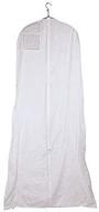 комплект из 12 белых чехлов для свадебных платьев sswbasics - ширина вверху 23½ дюйма, ширина внизу 36 дюймов, длина 72 дюйма логотип