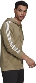 img 3 attached to Adidas Essentials 3 Stripes Full Zip Heather Men's Clothing for Active
