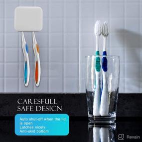 img 2 attached to Toothbrush Case - TAISHAN Portable Rechargeable Toothbrushes for Enhanced Convenience