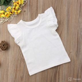 img 1 attached to 👶 Adorable Toddler Cotton T-Shirts: Perfect Summer Clothes for Baby Boys and Girls