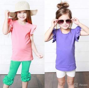 img 2 attached to 👶 Adorable Toddler Cotton T-Shirts: Perfect Summer Clothes for Baby Boys and Girls