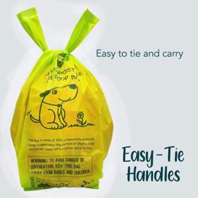 img 1 attached to 120 Count Compostable Dog Poop Bags By Moonygreen - Extra Thick, Leak Proof, Unscented, Vegetable-Based Pet Supplies, Eco-Friendly Doggie Poop Bags With Holder For Scooping Dogs And Cats
