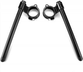 img 3 attached to Universal 2-Piece Split Clip-Ons Assembly With Adjustable 7/8" Bars And 45Mm Handlebar Diameter - Ideal For Cafe Racers And Motorcycles