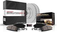 🚗 power stop crk1043: premium coated brake rotor & ceramic brake pads - front set логотип