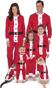 img 4 attached to 🎄 Matching Family Christmas Pajamas Sets - Santa Claus PajamaGram Family PJs