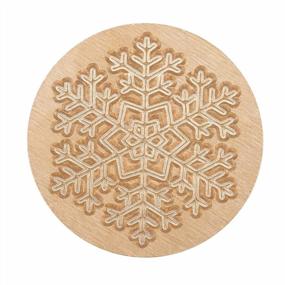 img 3 attached to Add A Touch Of Elegance To Your Christmas Cards With Vintage Snowflake Wax Stamp By Yoption