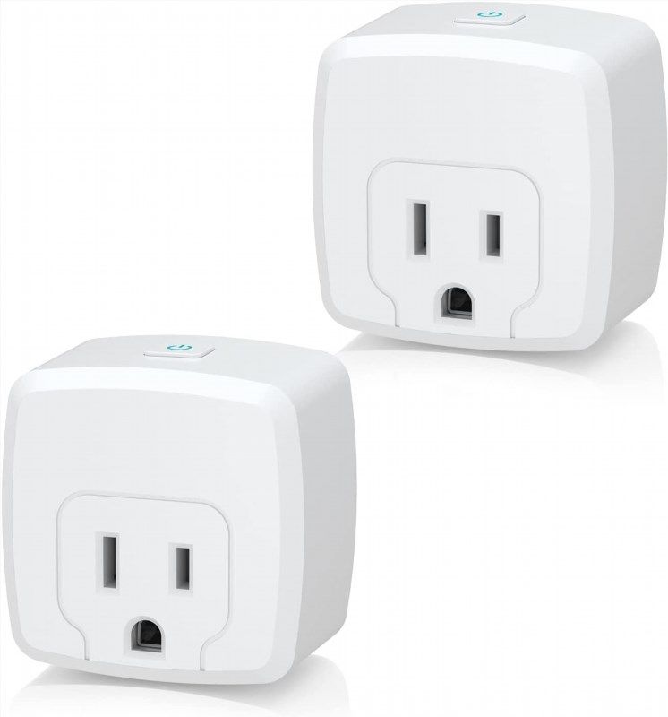 meross Smart Plug Mini Support Apple HomeKit, Siri, Alexa, App Control,  Timer, 15A & Reliable Wi-Fi, No Hub Needed, 2.4G WiFi Only, 2 Pack