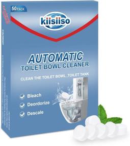 img 4 attached to KIISIISO Strong Toilet Bowl Cleaners – Bleach Tablets for Sparkling Bathrooms, Enhanced Cleaning Power with Household Toilet Cleaner (50 PACK)